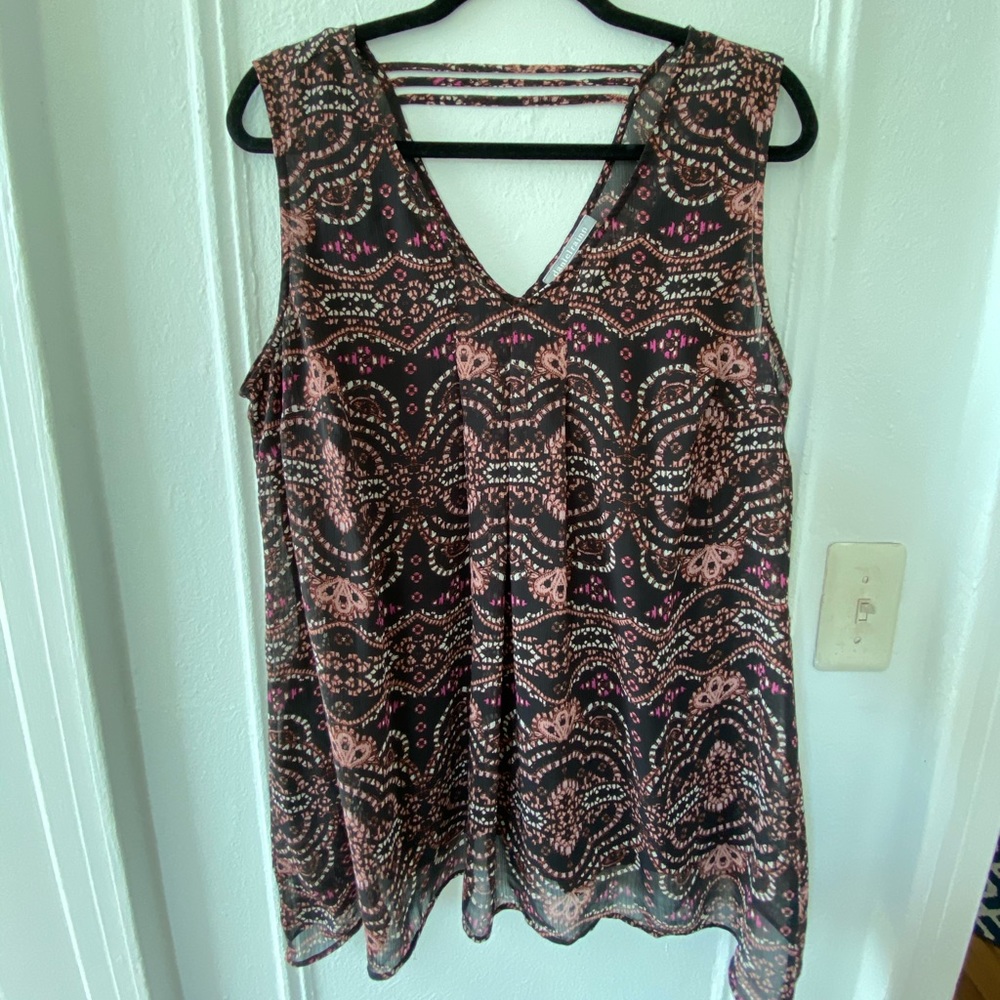 Pretty Pink Printed Blouse